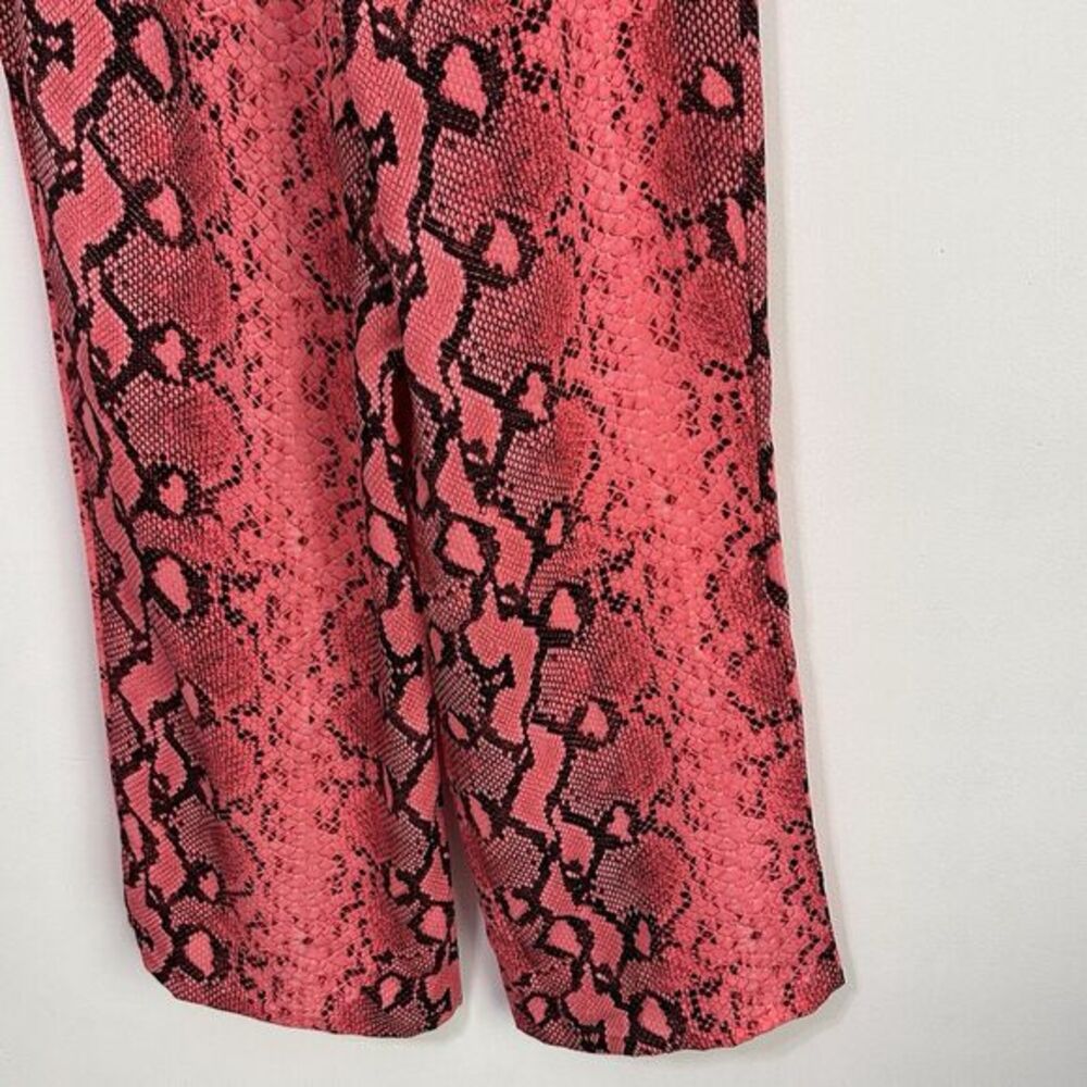 SuperDown Pink Python Print Crop‎ Pants S Trendy … - image 6